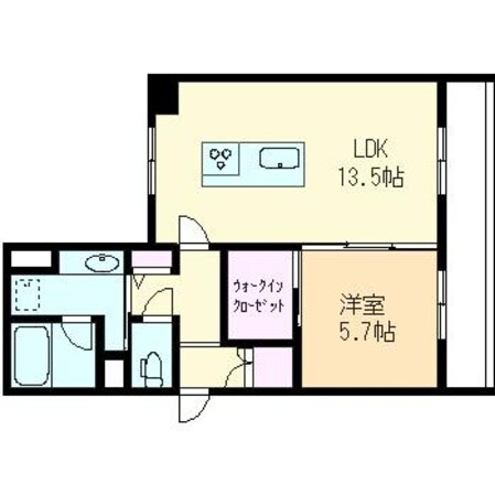 ベレオ　コンフォーザ　新山口駅前の物件間取画像